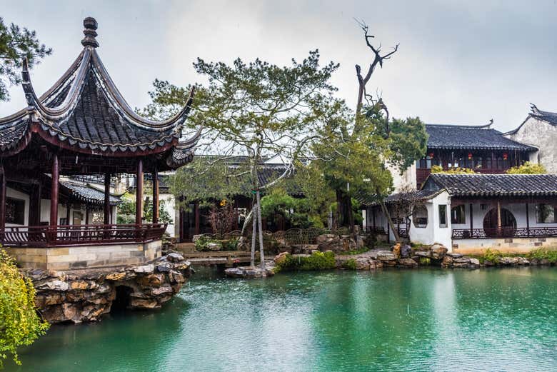 Visitaremos o Jardim do Mestre das Redes